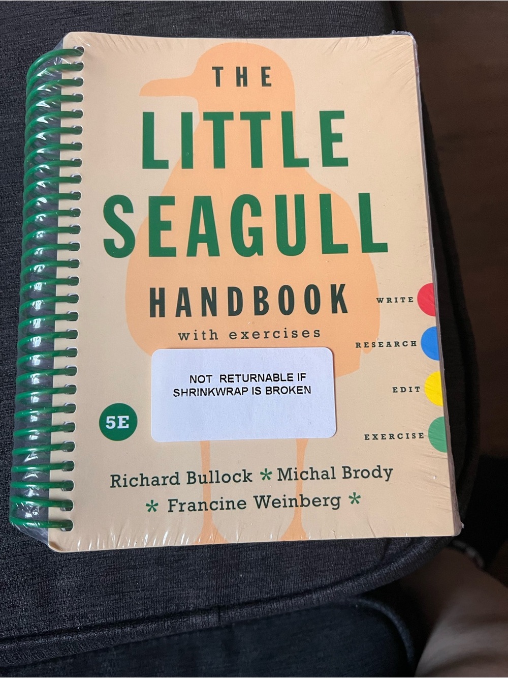 The Little Seagull Handbook With Exercises 5th Edition Sealed 5E